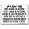 Signmission 14 in Height, Vinyl, 14" x 10", WS-D-1014-Alabama WS-D-1014-Alabama - alternate 1